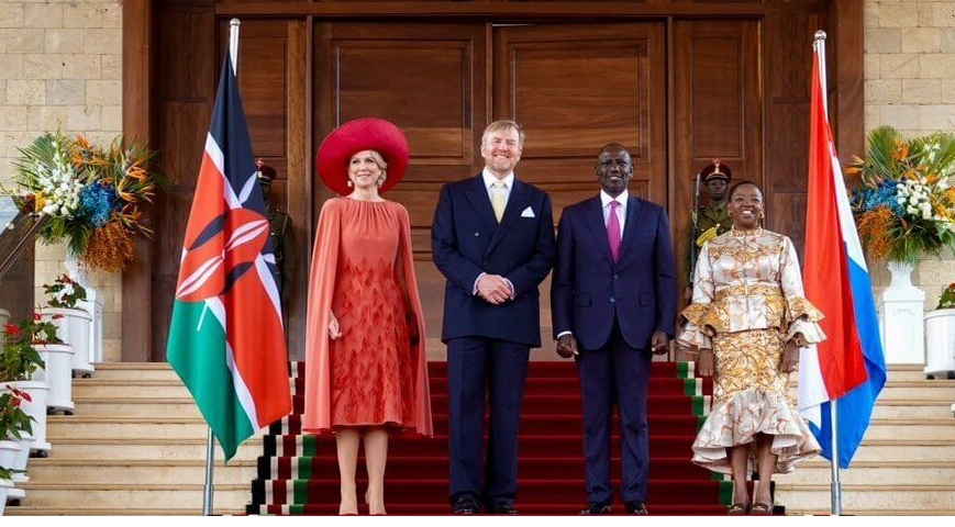 King of Netherlands visit to Kenya